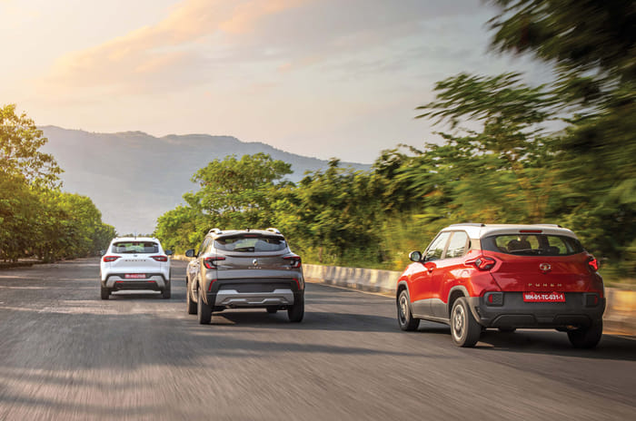 Tata Punch vs Renault Kiger vs Nissan Magnite comparison